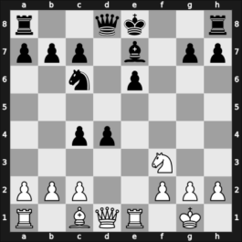 1928 World Championship Amateur – Round 13 – Cheron, Andre – 0-1 – Steiner, Lajos – G41
