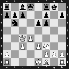 1929 Barcelona – Round 15 – Monticelli, Mario – 1/2-1/2 – Ayllon Soler, Pablo – G29