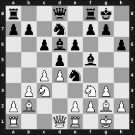 1929 Barcelona Barcelona ESP – Round 14 – Tartakower, Savielly – 1/2-1/2 – Marin y Llovet, Valentin – G39