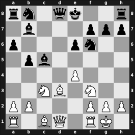 1929 Duisburg – Round 4 – Saemisch, Friedrich – 1/2-1/2 – Mieses, Jacques – G6