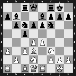 1929 Karlsbad – Round 1 – Gilg, Karl – 0-1 – Nimzowitsch, Aron – G91