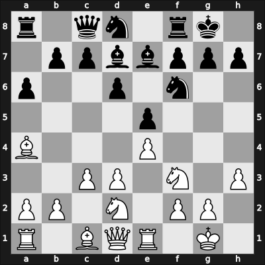 1929 Karlsbad – Round 1 – Maroczy, Geza – 1/2-1/2 – Johner, Paul – G123