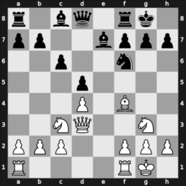 1929 Odessa ch-URS – Round 1 – Rauzer, Vsevolod – 0-1 – Verlinsky, Boris – G6