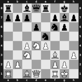 1929 Odessa ch-URS – Round 1 – Poliak, Abram – 1-0 – Nenarokov, Vladimir – G10