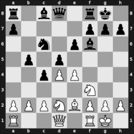 1929 Odessa ch-URS – Round 8 – Pavlov-Pianov, Nikolay – 0-1 – Botvinnik, Mikhail – G32