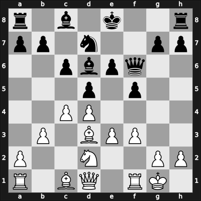 1929 Odessa ch-URS – Round 9 – Botvinnik, Mikhail – 1-0 – Poliak, Abram – G33