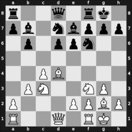 1929 Ramsgate schev – Round 7 – Koltanowski, George – 1/2-1/2 – Michell, Reginald – G11