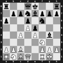 1929 World Championship 14th – Round 20 – Bogoljubow, Efim – 1/2-1/2 – Alekhine, Alexander – G16