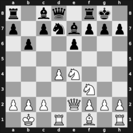1929 World Championship 14th – Round 24 – Bogoljubow, Efim – 1/2-1/2 – Alekhine, Alexander – G19