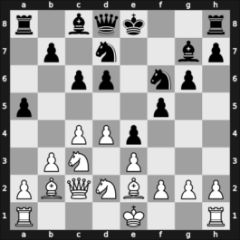 1930 Ebensee – Round 4 – Eliskases, Erich – 0-1 – Duehrssen, Rudolf – G9
