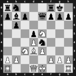1930 Ebensee – Round 5 – Kmoch, Hans – 1-0 – David Kramer, Eugene Jhon – G11