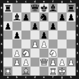 1930 Frankfurt – Round 1 – Thomas, George Alan – 1/2-1/2 – Przepiorka, Dawid – G5