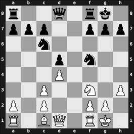1930 Frankfurt – Round 1 – Mannheimer, Nathan – 0-1 – Nimzowitsch, Aron – G6