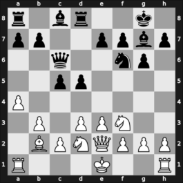 1930 Frankfurt – Round 5 – Nimzowitsch, Aron – 1/2-1/2 – Kashdan, Isaac – G27