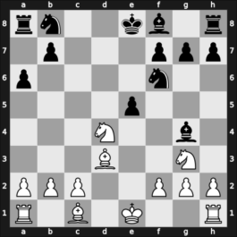 1930 Frankfurt – Round 6 – Thomas, George Alan – 0-1 – Nimzowitsch, Aron – G32