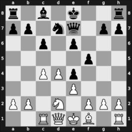 1930 Frankfurt – Round 7 – Saemisch, Friedrich – 1/2-1/2 – Orbach Wilhelm – G34