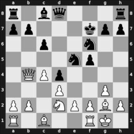 1930 Gyor – Round 1 – Gruenfeld, Ernst – 0-1 – Meller, Aleksander – G22