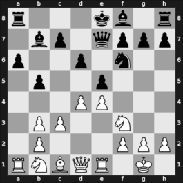 1930 Hamburg ol – Round 9 – Van den Bosch, Johannes – 1/2-1/2 – Rubinstein, Akiba – G6