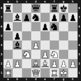 1930 Nice – Round 10 – Duchamp, Marcel – 1/2-1/2 – Znosko-Borovsky, Eugene – G35