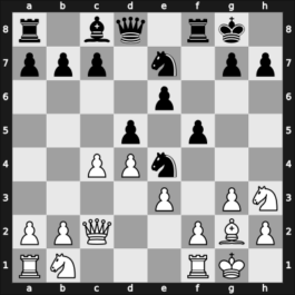 1930 Paris – Round 3 – Duchamp, Marcel – 1/2-1/2 – Znosko-Borovsky, Eugene – G5