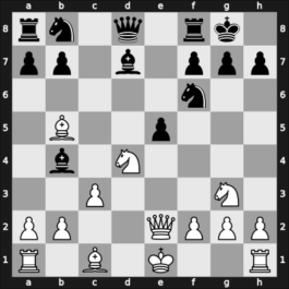 1930 Paris – Round 4 – Mieses, Jacques – 1-0 – Duchamp, Marcel – G8