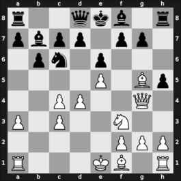 1930 San Remo – Round 1 – Kmoch, Hans – 0-1 – Yates, Frederic D – G41