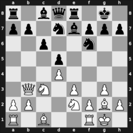 1930 Scarborough – Round 1 – Rubinstein, Akiba – 1-0 – Michell, Reginald – G4
