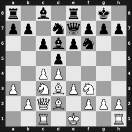 1930 Scarborough – Round 4 – Rubinstein, Akiba – 1/2-1/2 – Yates, Frederic D – G22