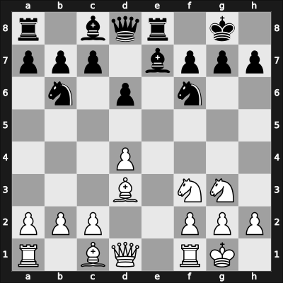 1930 Scarborough – Round 8 – Michell, Reginald – 1/2-1/2 – Gruenfeld, Ernst – G45