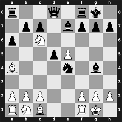 1930 Stockholm – Round ? – Rellstab, Ludwig Sr – 1/2-1/2 – Spielmann, Rudolf – G11