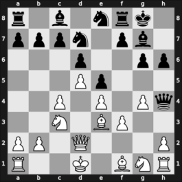 1930 Vienna – Round 5 – Schierhuber, J. – 0-1 – Mueller, Hans – G12