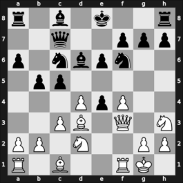 1931 Berlin – Round 1 – Helling, Karl – 1/2-1/2 – Rellstab, Ludwig – G4