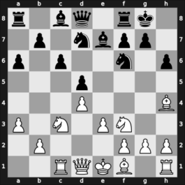 1931 Bled – Round 1 – Bogoljubow, Efim – 0-1 – Tartakower, Savielly – G30