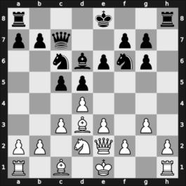 1931 Bled – Round 1 – Colle, Edgar – 0-1 – Tartakower, Savielly – G36