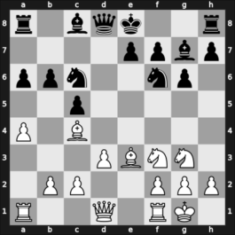 1931 Bled – Round 1 – Spielmann, Rudolf – 0-1 – Nimzowitsch, Aron – G90