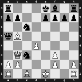 1931 Bled – Round 19 – Nimzowitsch, Aron – 0-1 – Alekhine, Alexander – G147