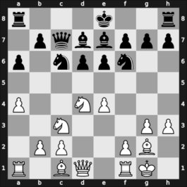 1931 Budapest – Round 10 – Maroczy, Geza – 1/2-1/2 – Sterk, Karoly – G58