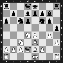 1931 Buenos Aires – Round 6 – Tartakower, Savielly – 1-0 – Falcon, Enrique – G44