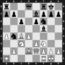 1931 Nice – Round 3 – Thomas, George Alan – 1/2-1/2 – Mieses, Jacques – G8