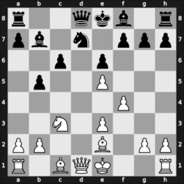 1931 Praag olm – Round 3 – Rubinstein, Akiba – 1-0 – Rosselli del Turco, Stefano – G29