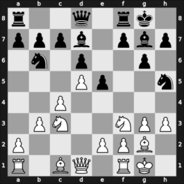 1931 Praag olm – Round 9 – Flohr, Salo – 0-1 – Bogoljubow, Efim – G44