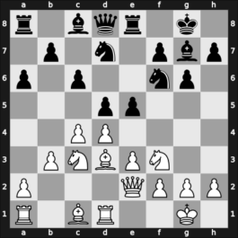 1931 Praag olm – Round 10 – Johner, Hans – 1/2-1/2 – Flohr, Salo – G45