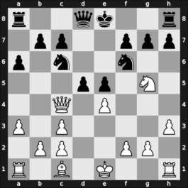 1931 Praag olm – Round 18 – Flohr, Salo – 0-1 – Alekhine, Alexander – G71