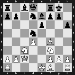 1931 Praag olm – Round 19 – Kashdan, Isaac – 0-1 – Rubinstein, Akiba – G73