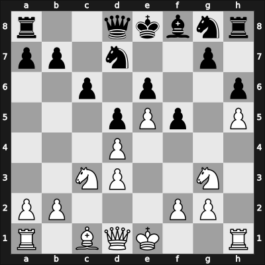1931 Prague ol – Round 8 – Van den Van den Bosch Johanne – 1/2-1/2 – Opocensky, Karel – G31