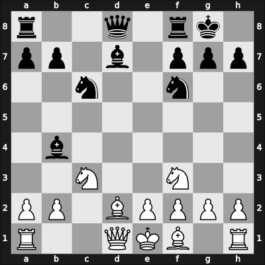1932 Bad Sliac – Round 1 – Engel, Jan – 1/2-1/2 – Spielmann, Rudolf – G17