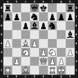 1932 Bern – Round 2 – Euwe, Max – 1-0 – Bogoljubow, Efim – G24