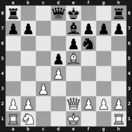 1932 Bern – Round 3 – Rivier, William – 1/2-1/2 – Euwe, Max – G35