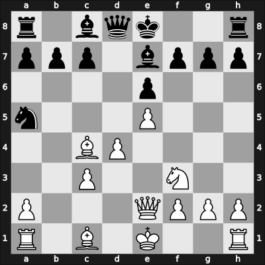 1932 Bern – Round 8 – Bogoljubow, Efim – 1-0 – Rivier, William – G68