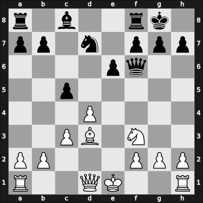 1932 Bern – Round 9 – Henneberger, Walter – 1/2-1/2 – Bogoljubow, Efim – G76
